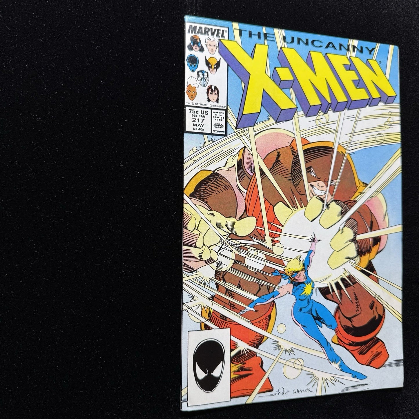 Uncanny X-Men 217 - Copper Age Marvel Comics 1987