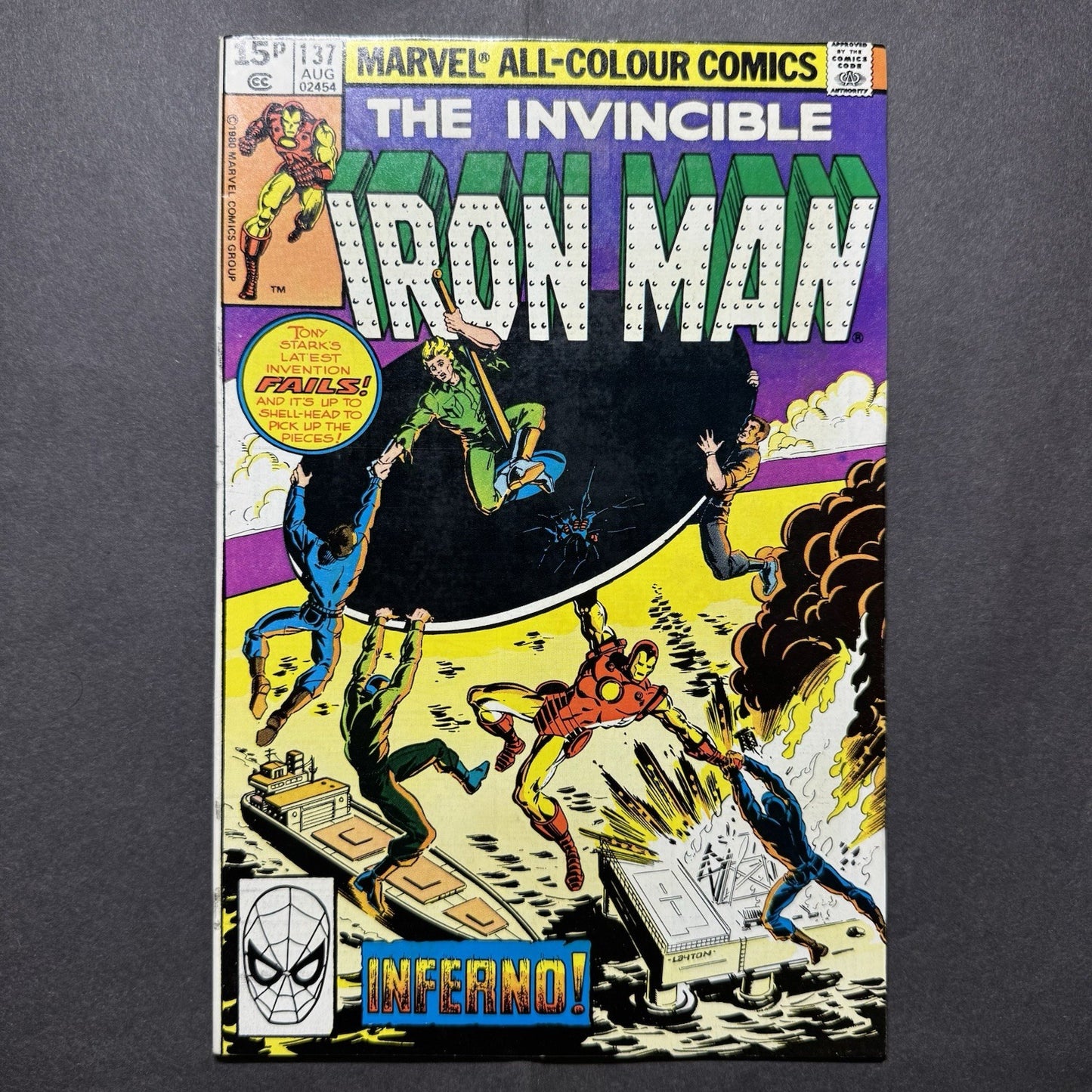 Invincible Iron Man 137/ Bronze Age Marvel Comics 1980