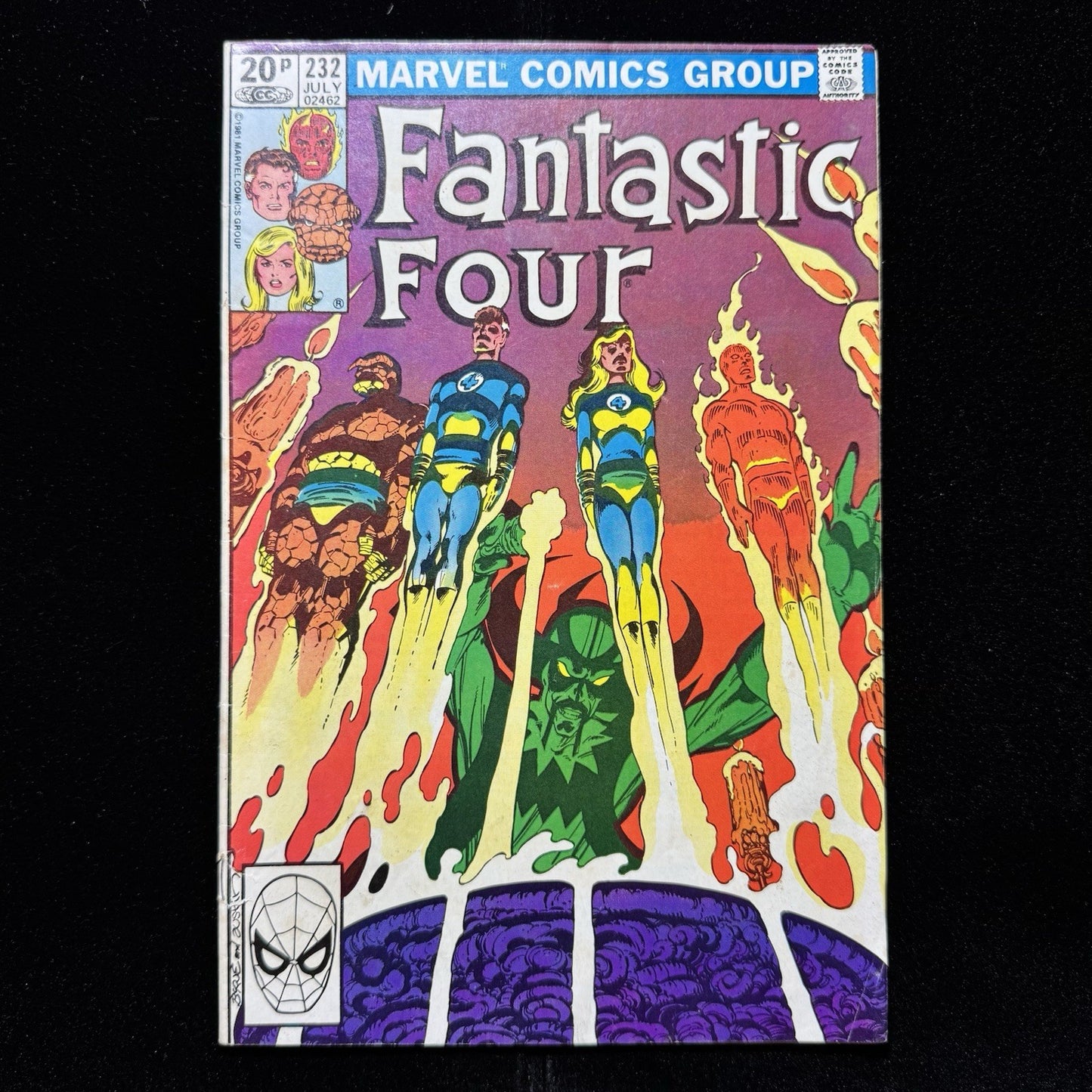Fantastic Four 232 - 1st App Of Elementals Of Doom - Bronze Age Comics 1981