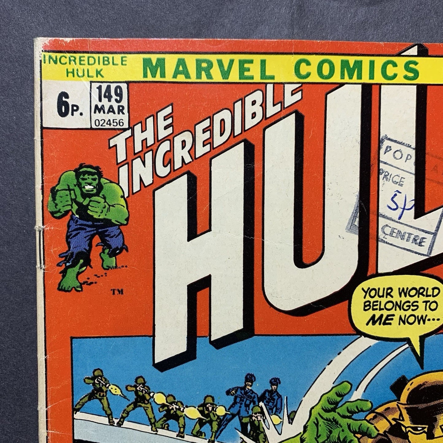 Incredible Hulk 149 - Bronze Age Marvel Comics 1972