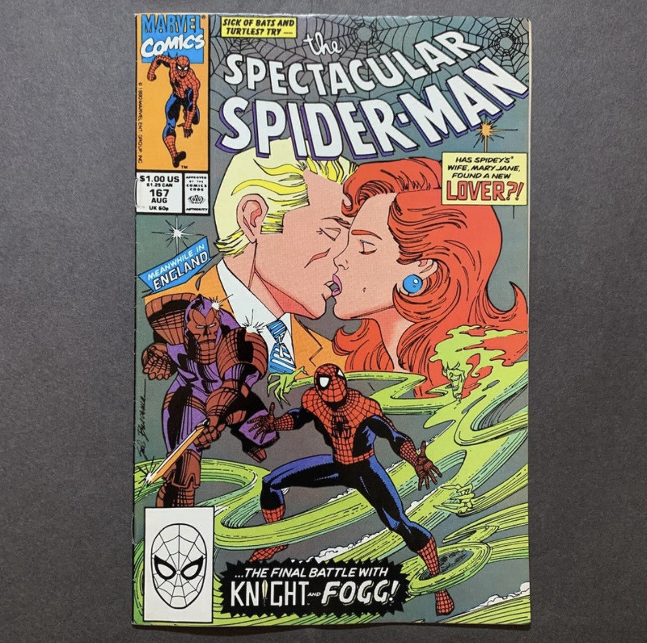 Spectacular Spider-Man 167 - Copper Age Marvel Comics 1990