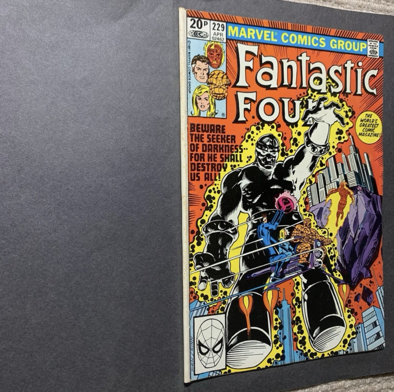 Fantastic Four 229/ bronze age marvel comics 1981