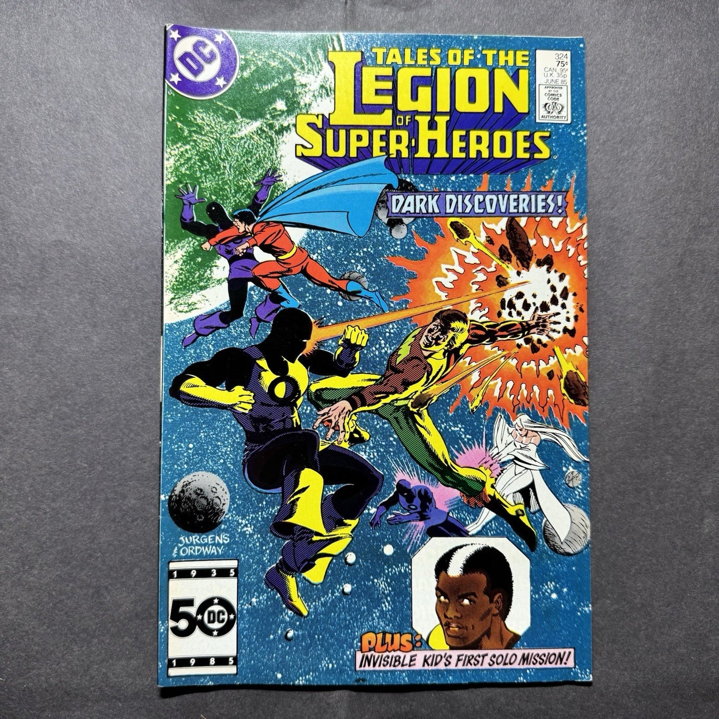 Legion Of Super-Heroes 324 - Copper Age Dc Comics 1985