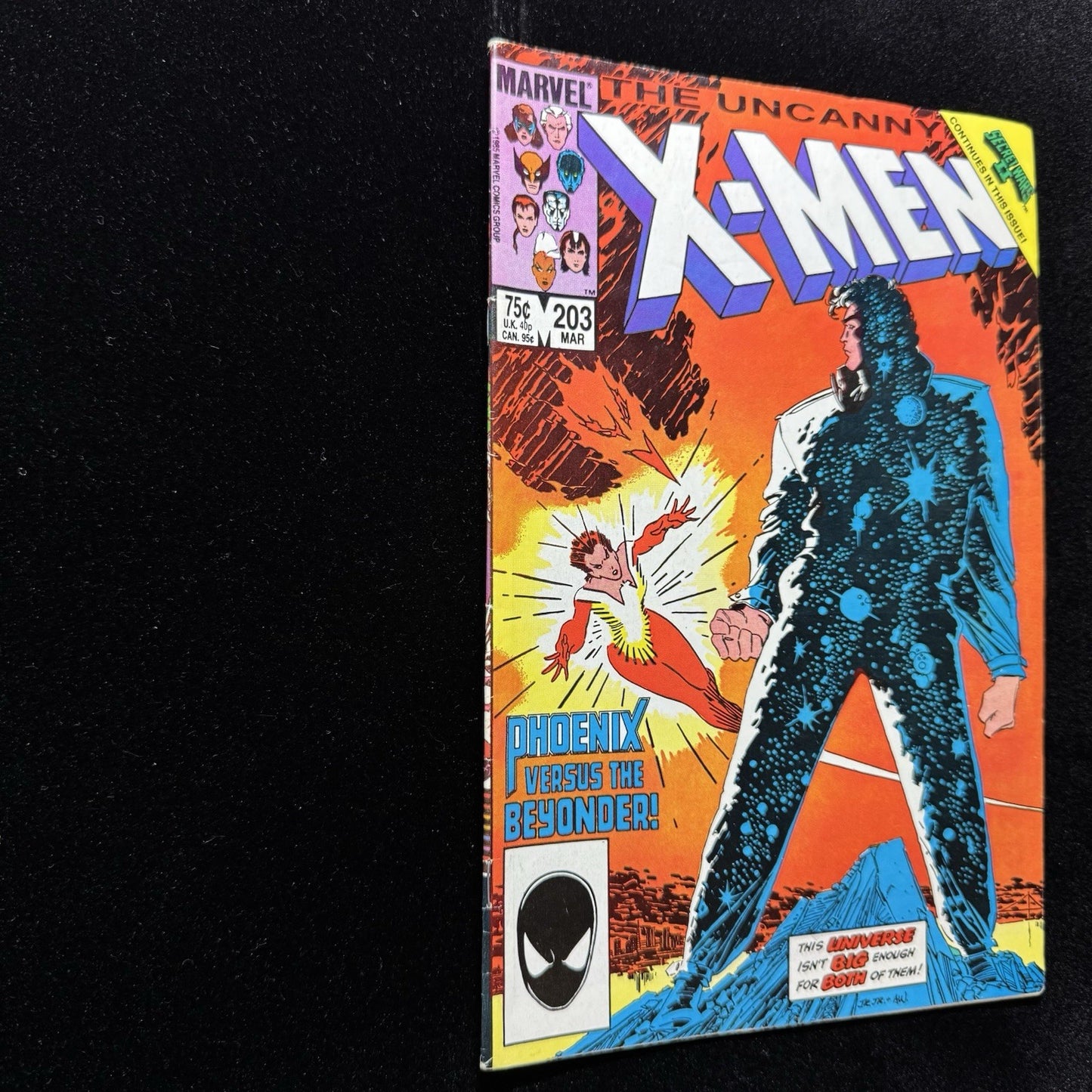 Uncanny X-Men 203 - Copper Age Marvel Comics 1986