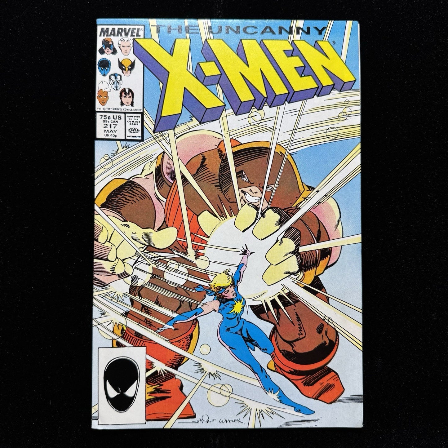 Uncanny X-Men 217 - Copper Age Marvel Comics 1987