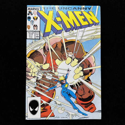 Uncanny X-Men 217 - Copper Age Marvel Comics 1987