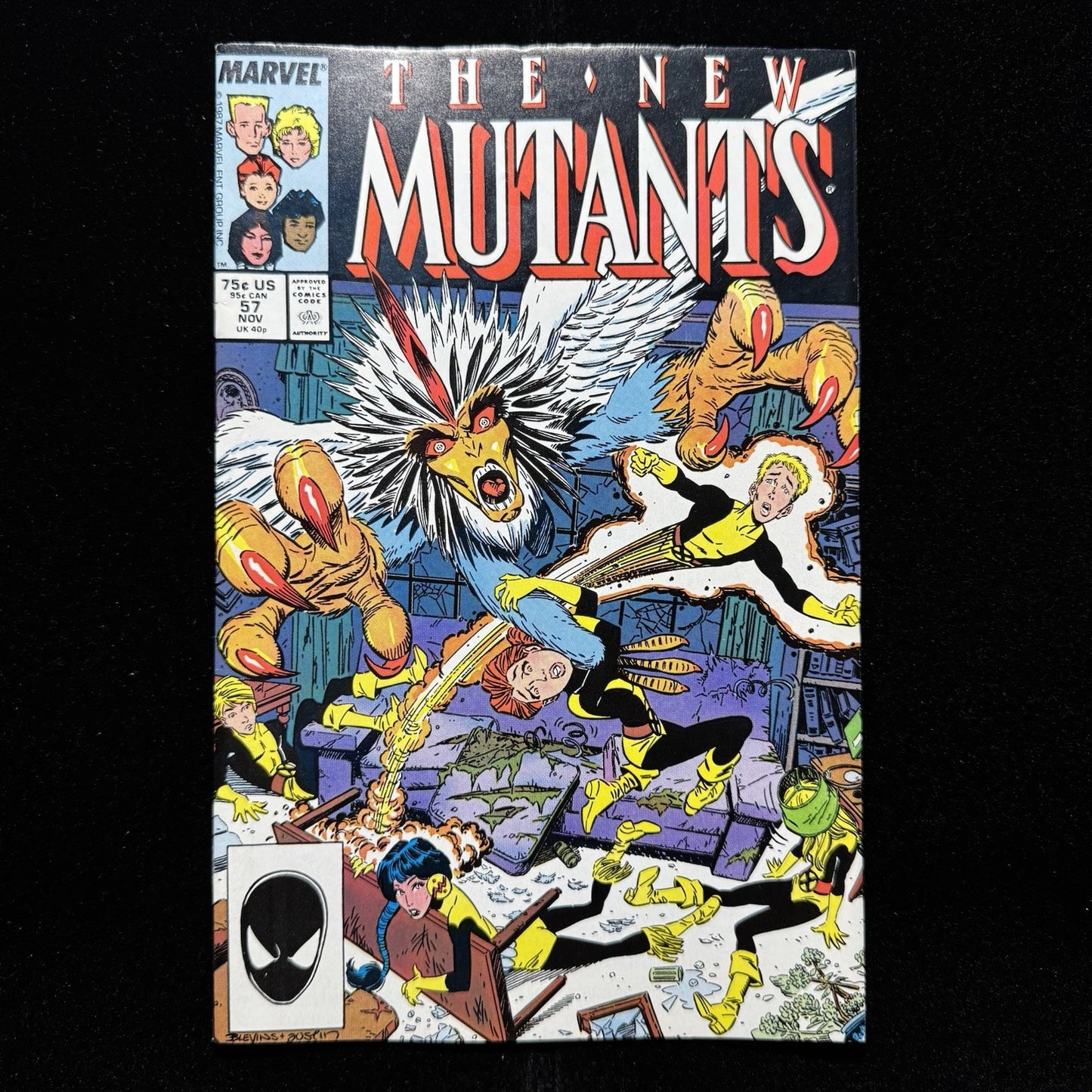 New Mutants 57 - Copper Age Marvel Comics 1987