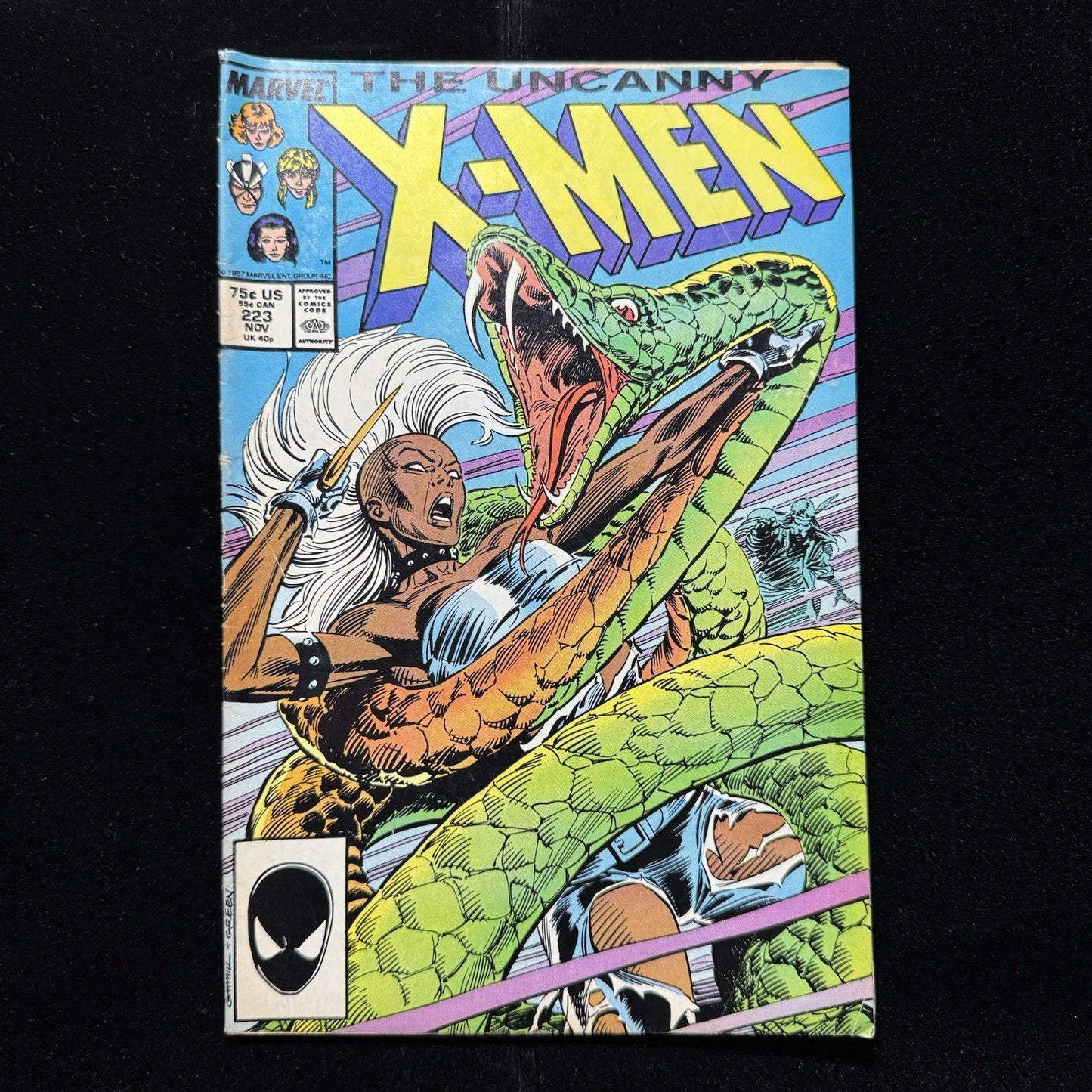 Uncanny X-Men 223 And 218 - Comic Bundle - Copper Age Marvel Comics 1987