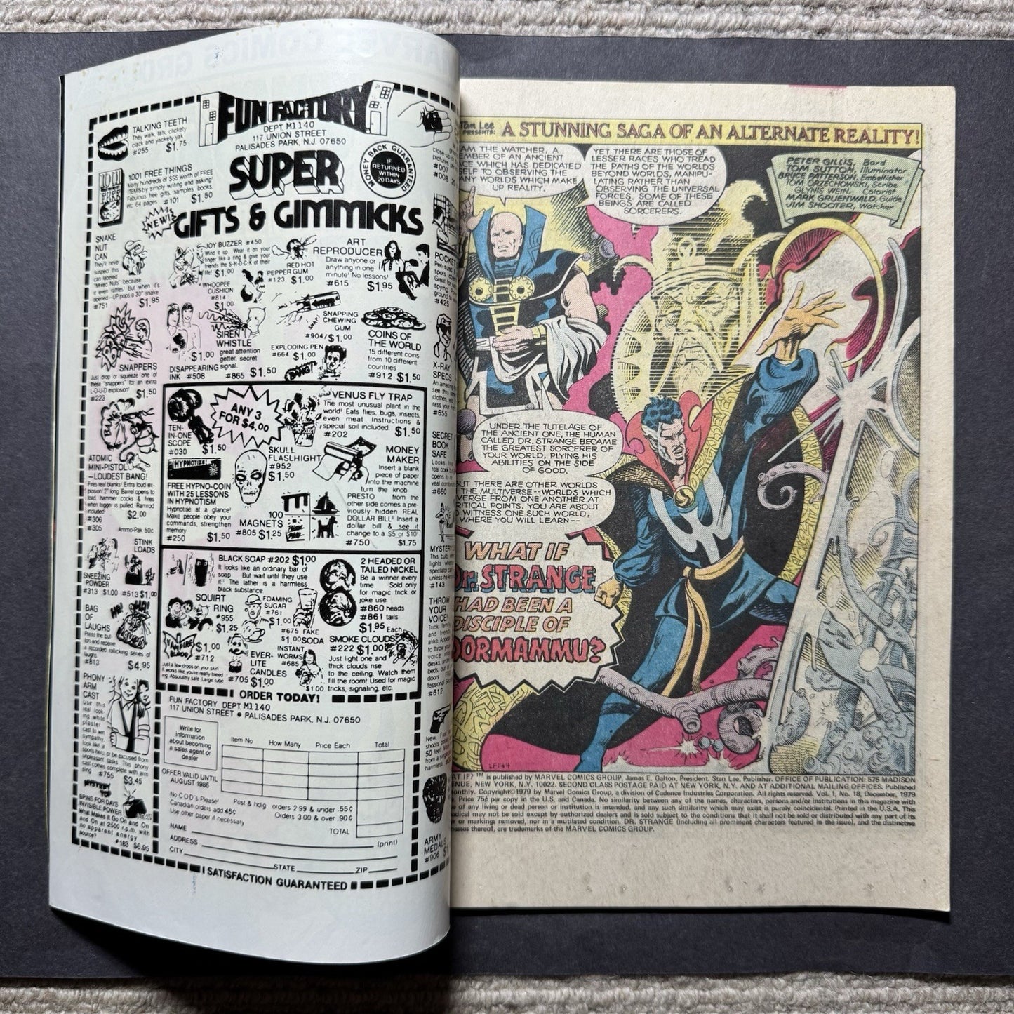 What If 18 - 1st Appearance Evil Doctor Strange - Bronze Age Marvel Comics 1979