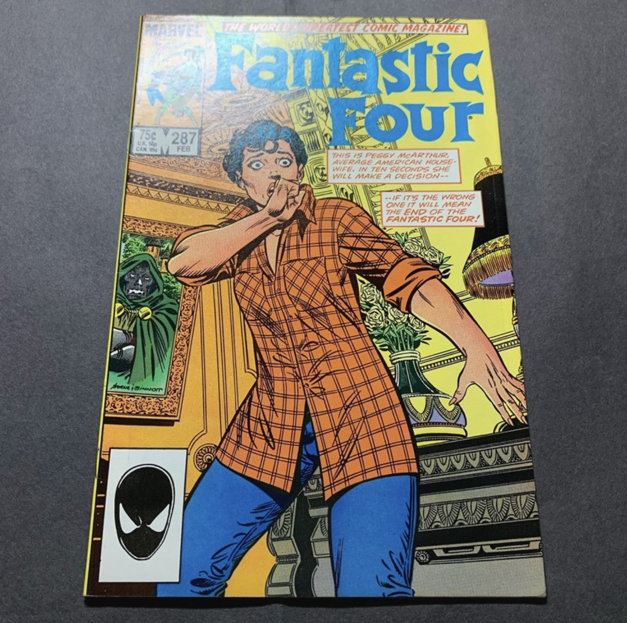 Fantastic Four 287/ copper age marvel comics 1986