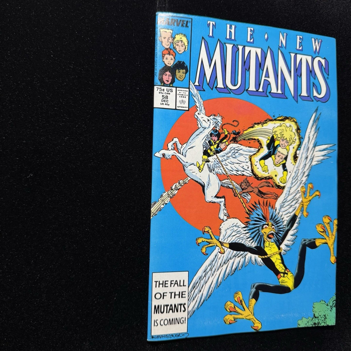 New Mutants 58 - Copper Age Marvel Comics 1987