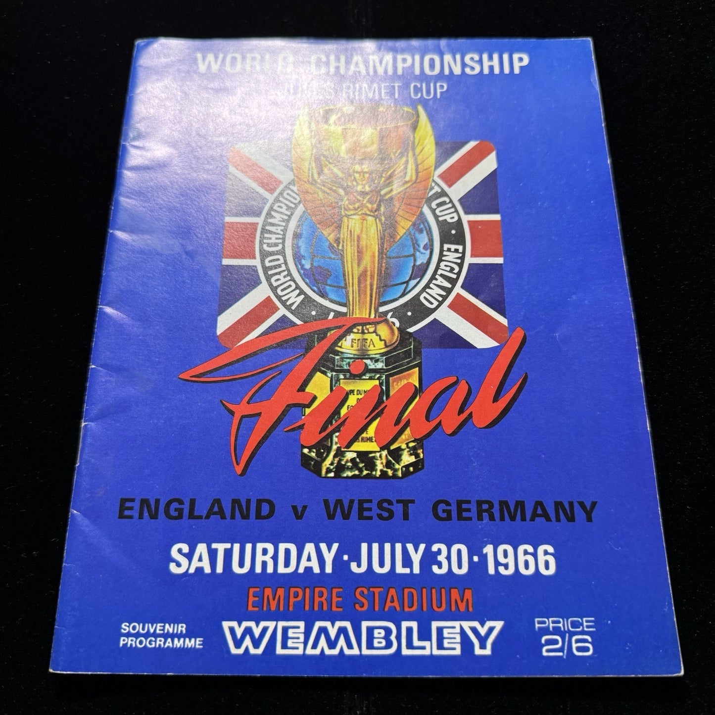 1966 World Cup Final Programme ORIGINAL England v West Germany Clean No Writing