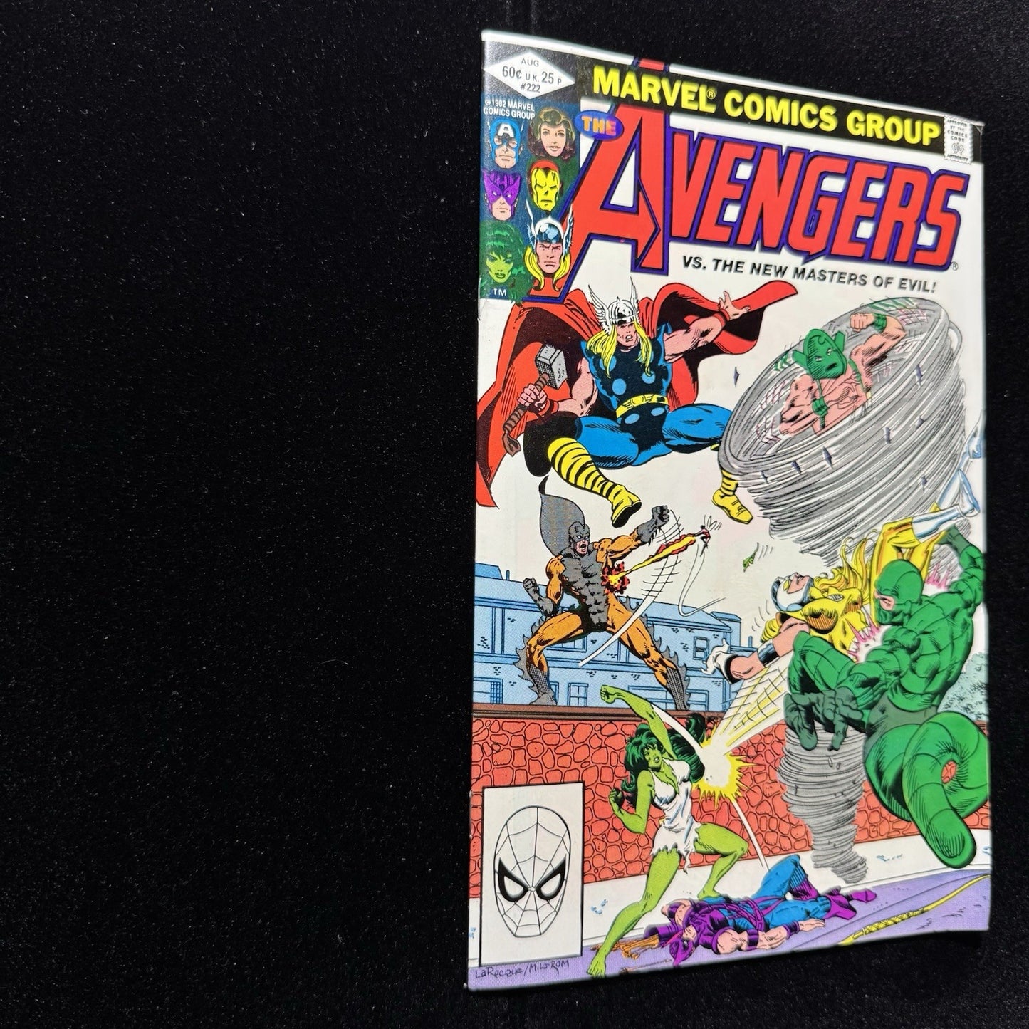 Avengers 222 - New Masters Of Evil Roster - Bronze Age Marvel Comics 1982