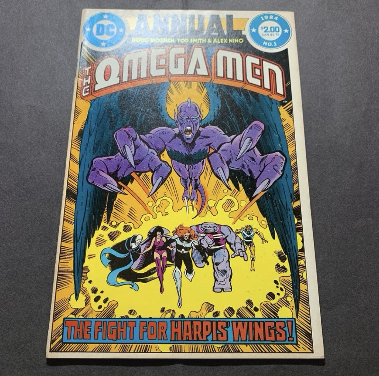 Omega men annual 1/ copper age de comics 1984
