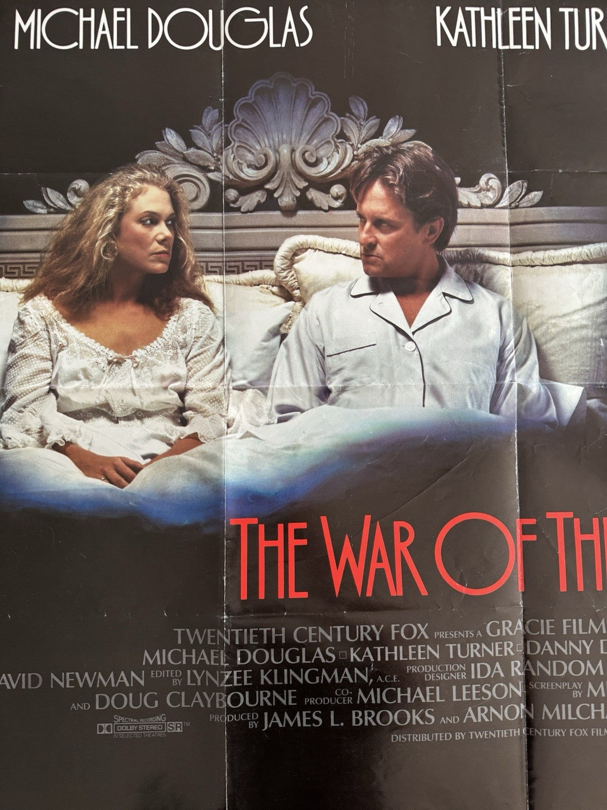 The War Of The Roses 1989 - Original UK Quad Movie Poster - Michael Douglas