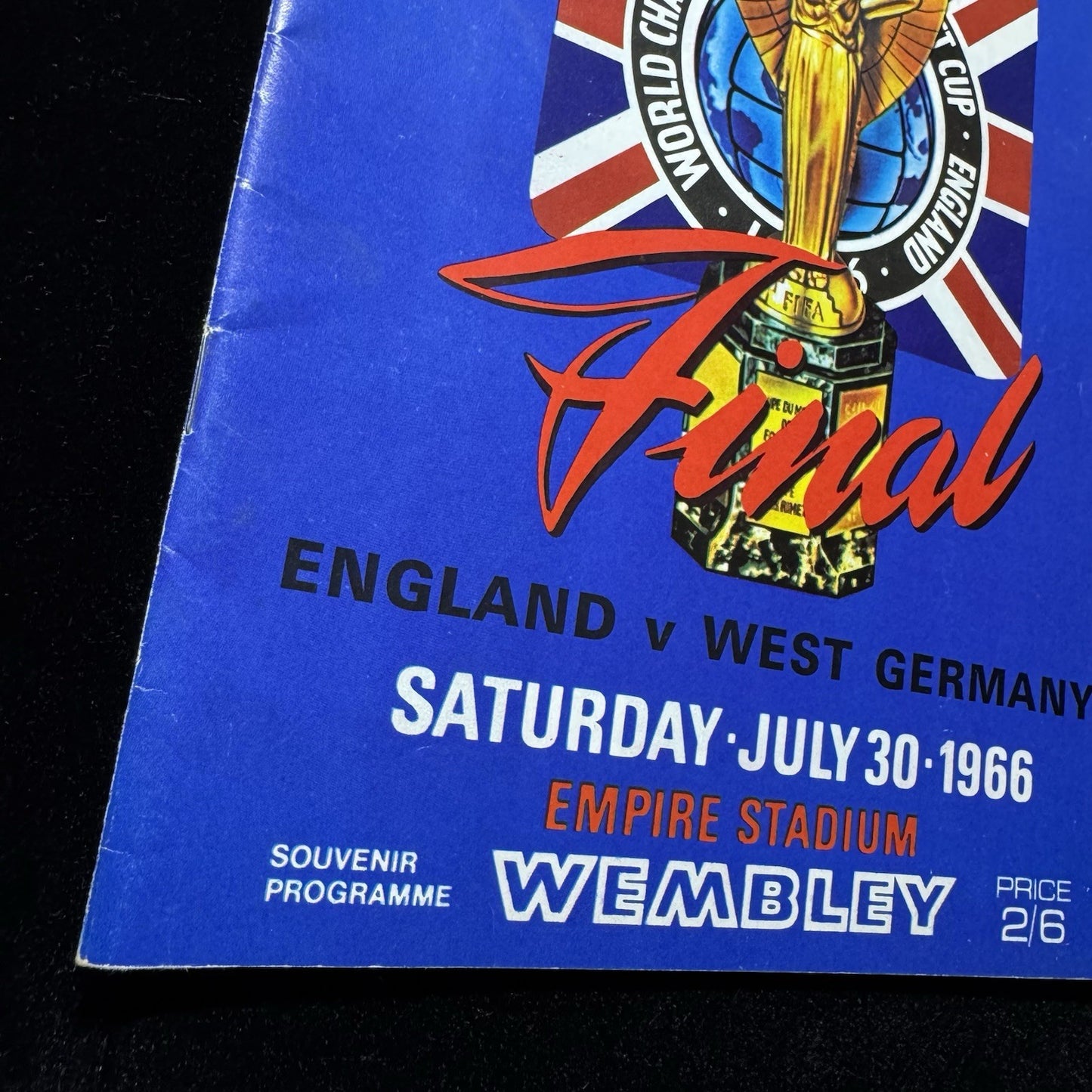1966 World Cup Final Programme ORIGINAL England v West Germany Clean No Writing