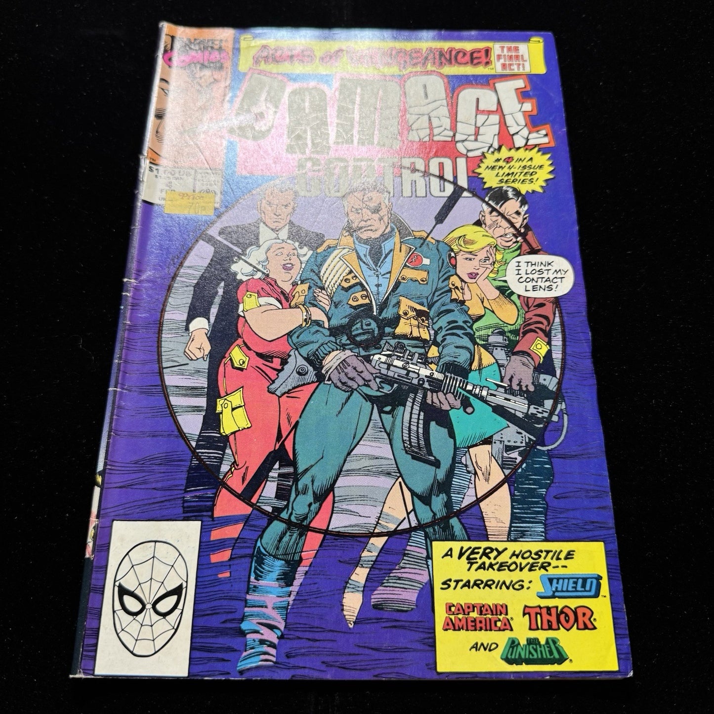 Damage Control 4 - Copper Age Marvel Comics 1990
