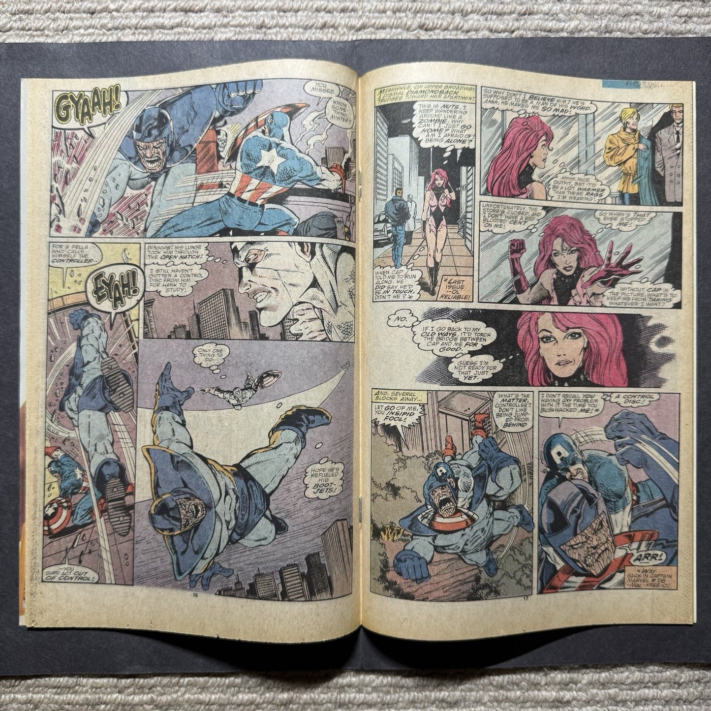 Captain America 366 - Copper Age Marvel Comics 1990