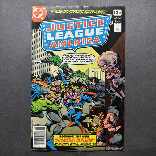Justice League 169 - Bronze Age Dc Comics 1979