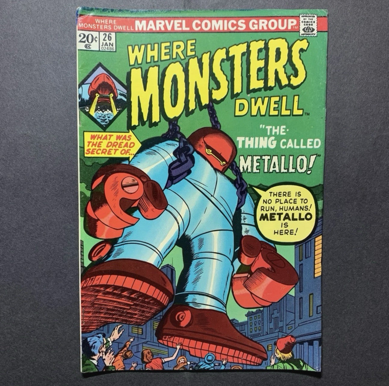 Where Monsters Dwell 26 - Bronze Age Marvel Comics 1974
