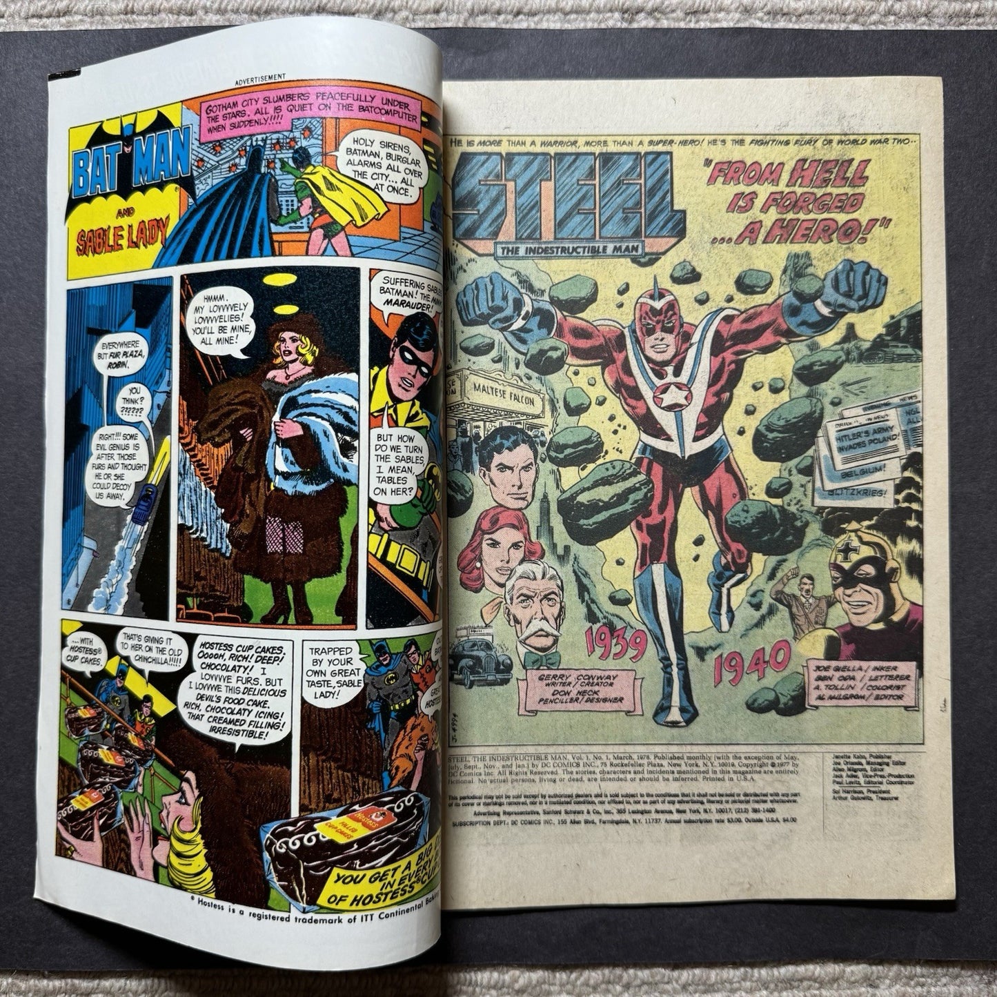 Steel 1/ Bronze Age Dc Comics 1978