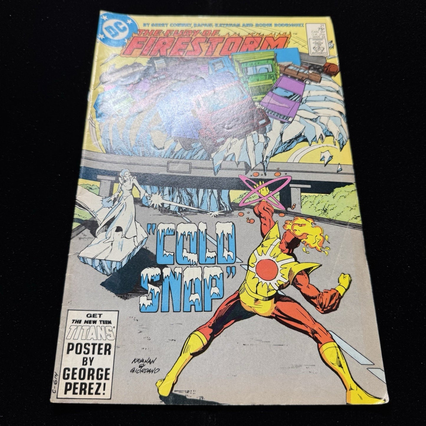 Firestorm 21 - 1st App Of Louise Lincoln - Copper Age Dc Comics 1984