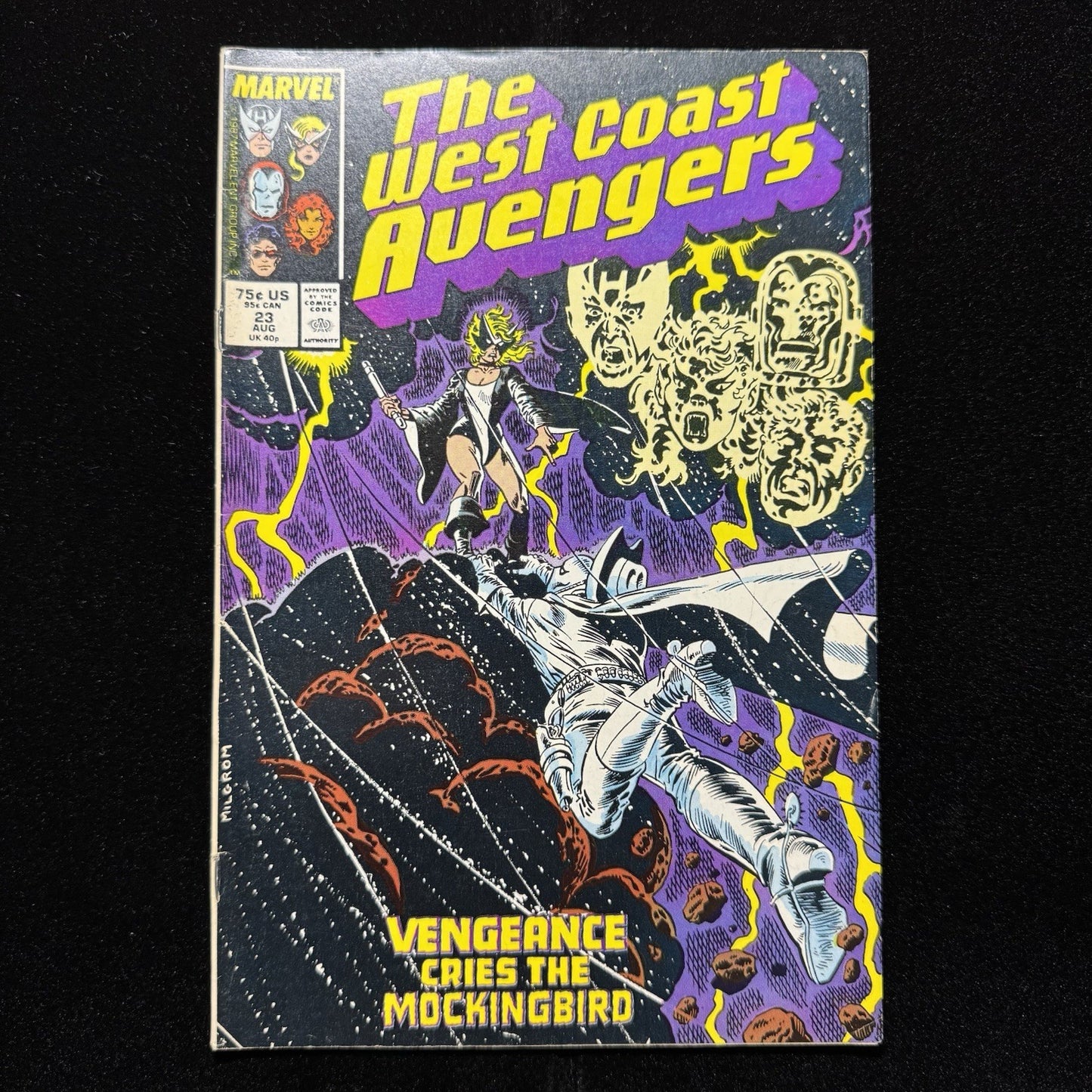 West Coast Avengers 23 - Moon Knight Joins Team - Copper Age Marvel Comics 1987