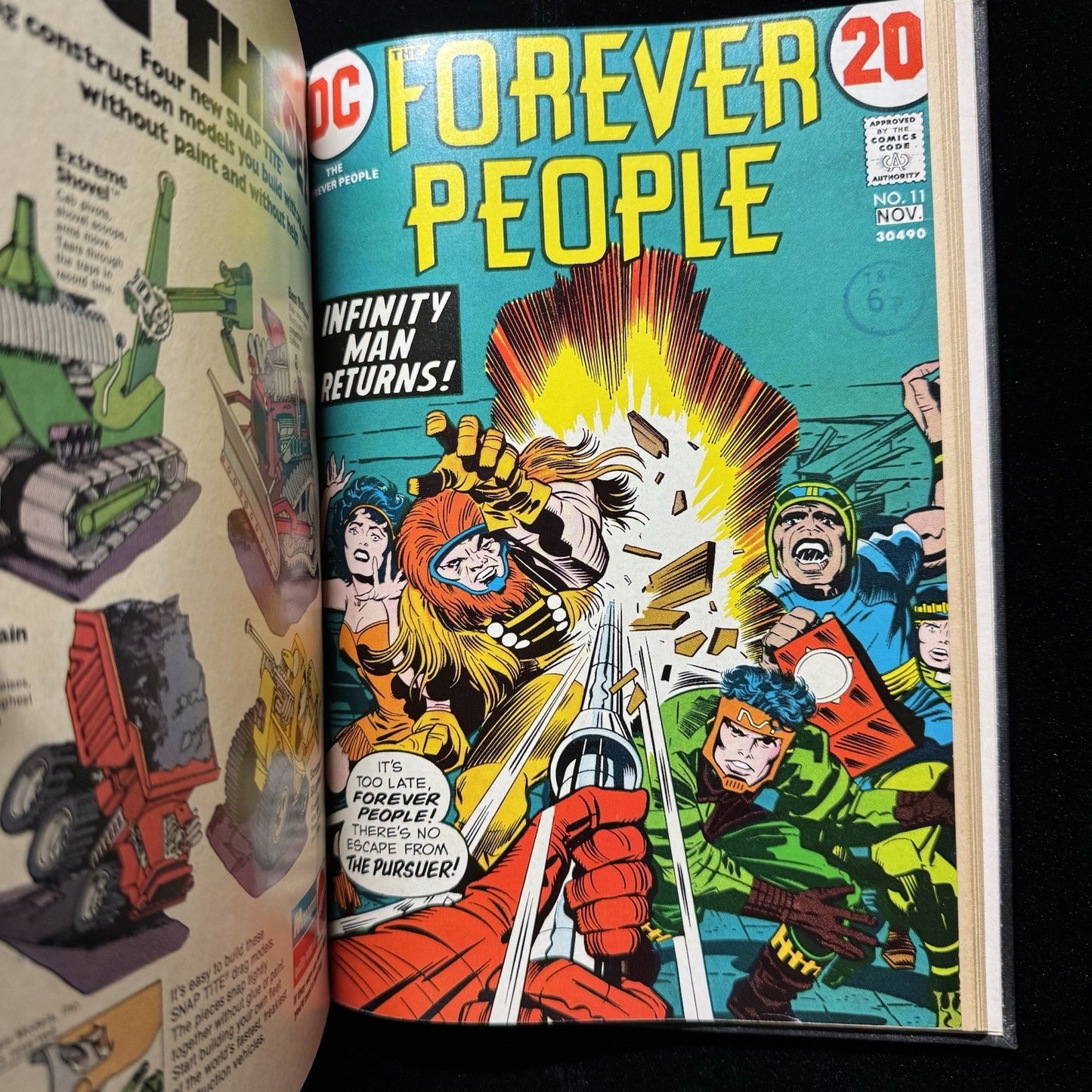 Forever People 1-11 - Bound Volume - 1st App Darkseid - Bronze Age Dc 1971/ 1972
