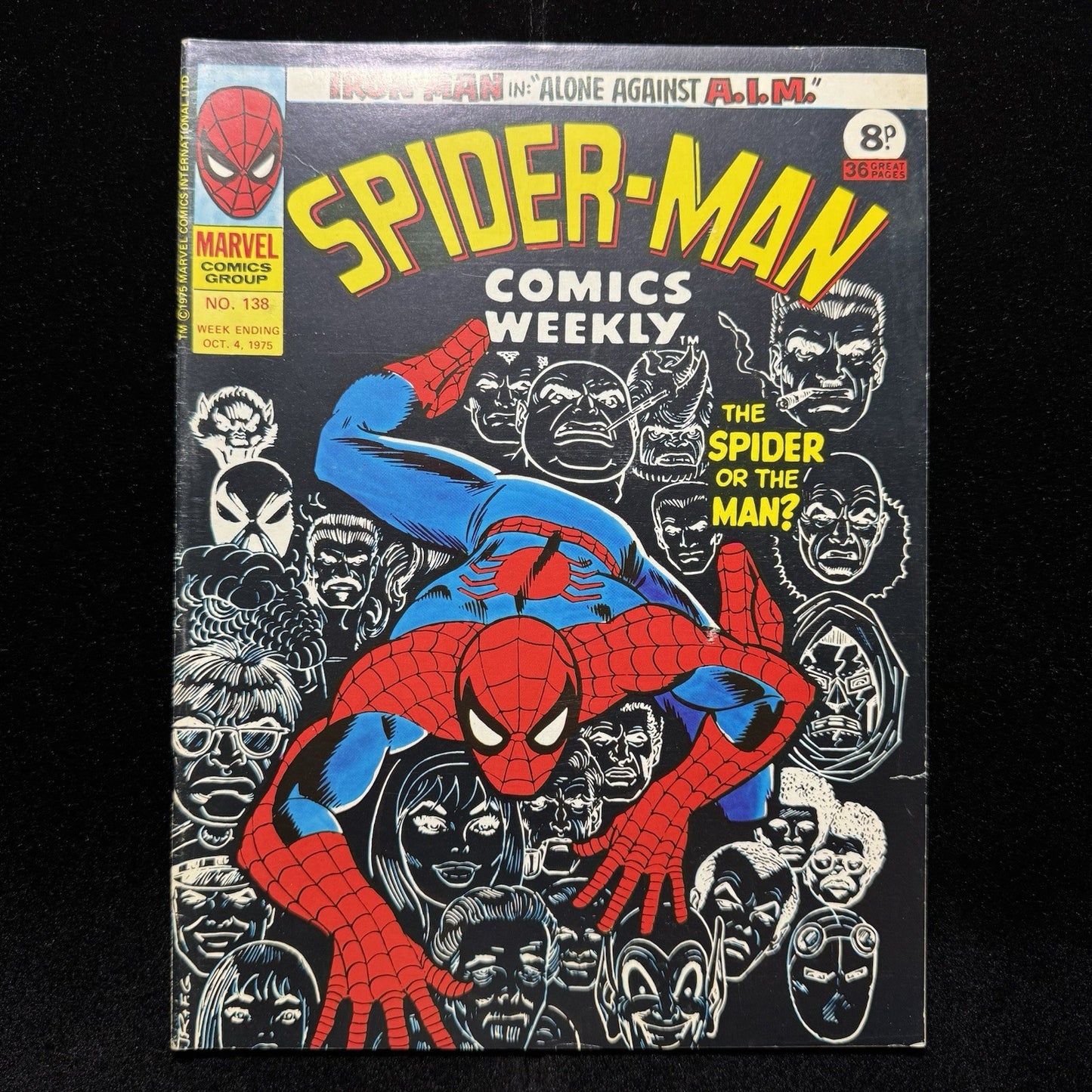 Spider-Man Comics Weekly 138 - Bronze Age Marvel Uk Comics 1975