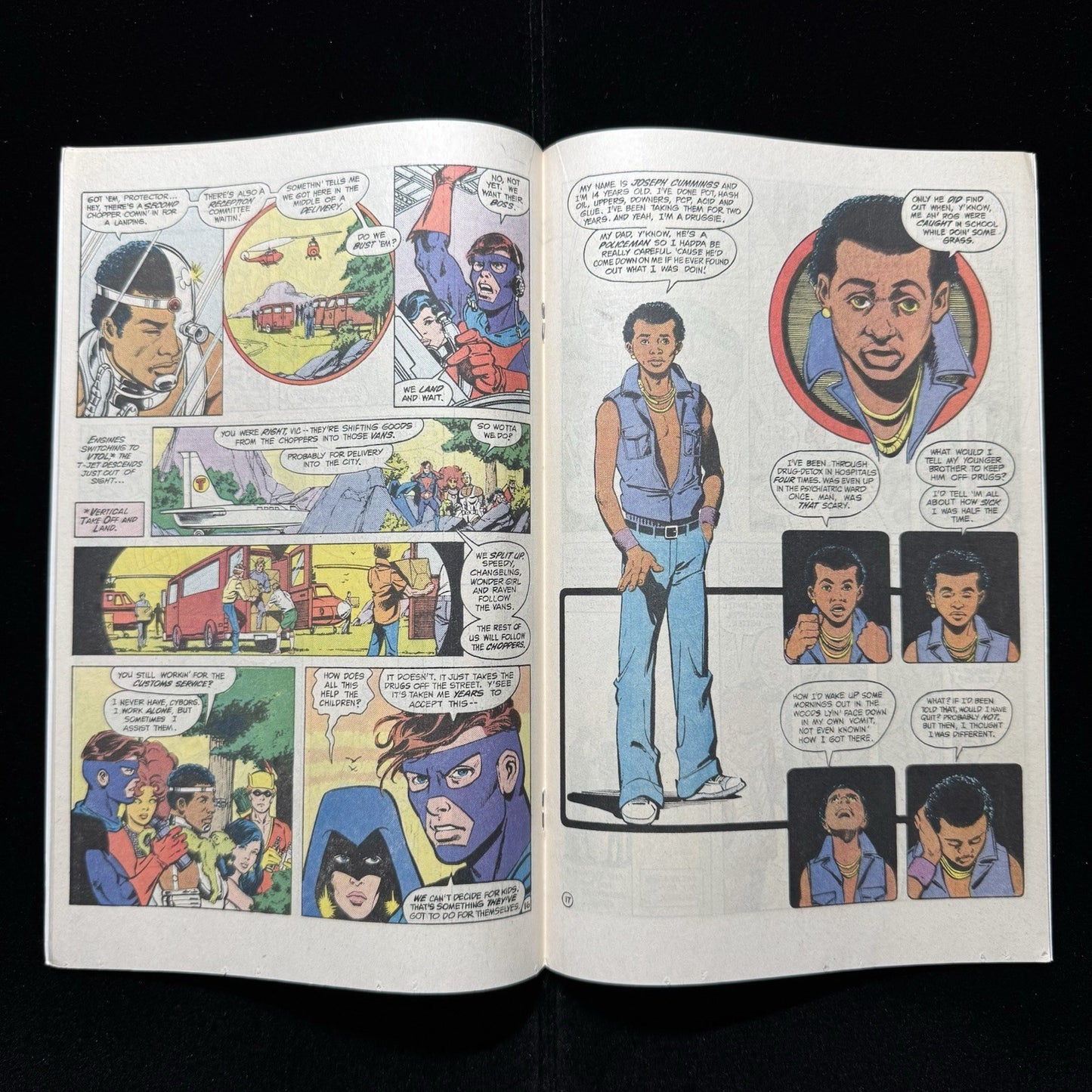 New Teen Titans: Drug Awareness Special 1 - Bronze Age Dc Comics 1983