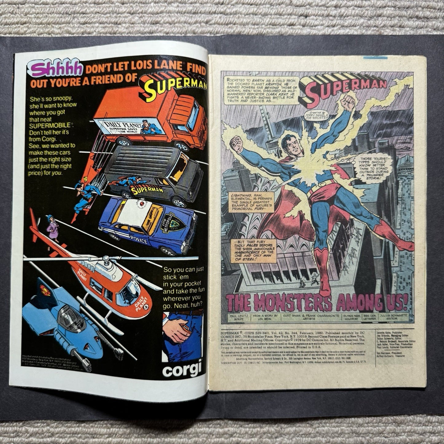 Superman 344 - Bronze Age Dc Comics 1980