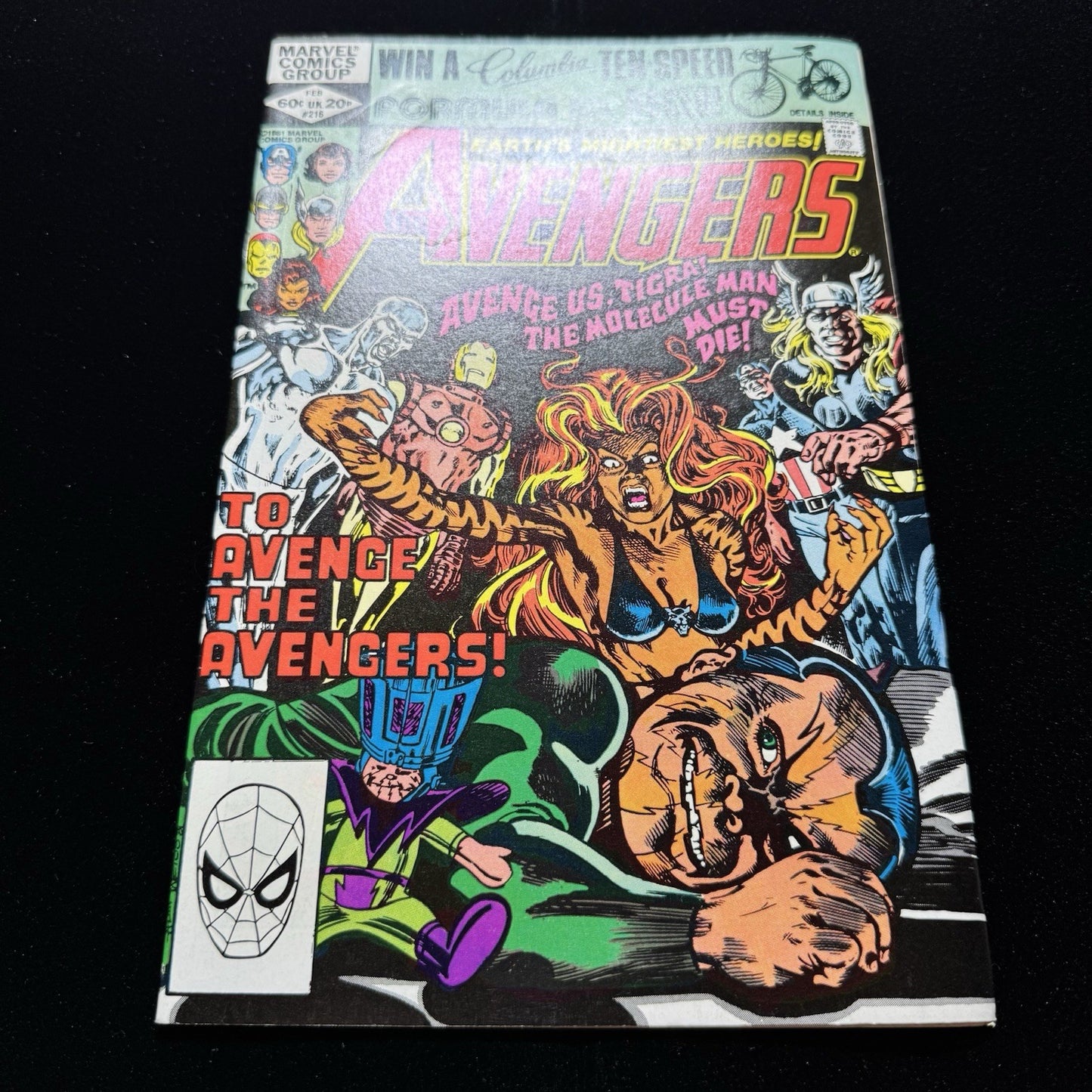 Avengers 216 - Bronze Age Marvel Comics 1982