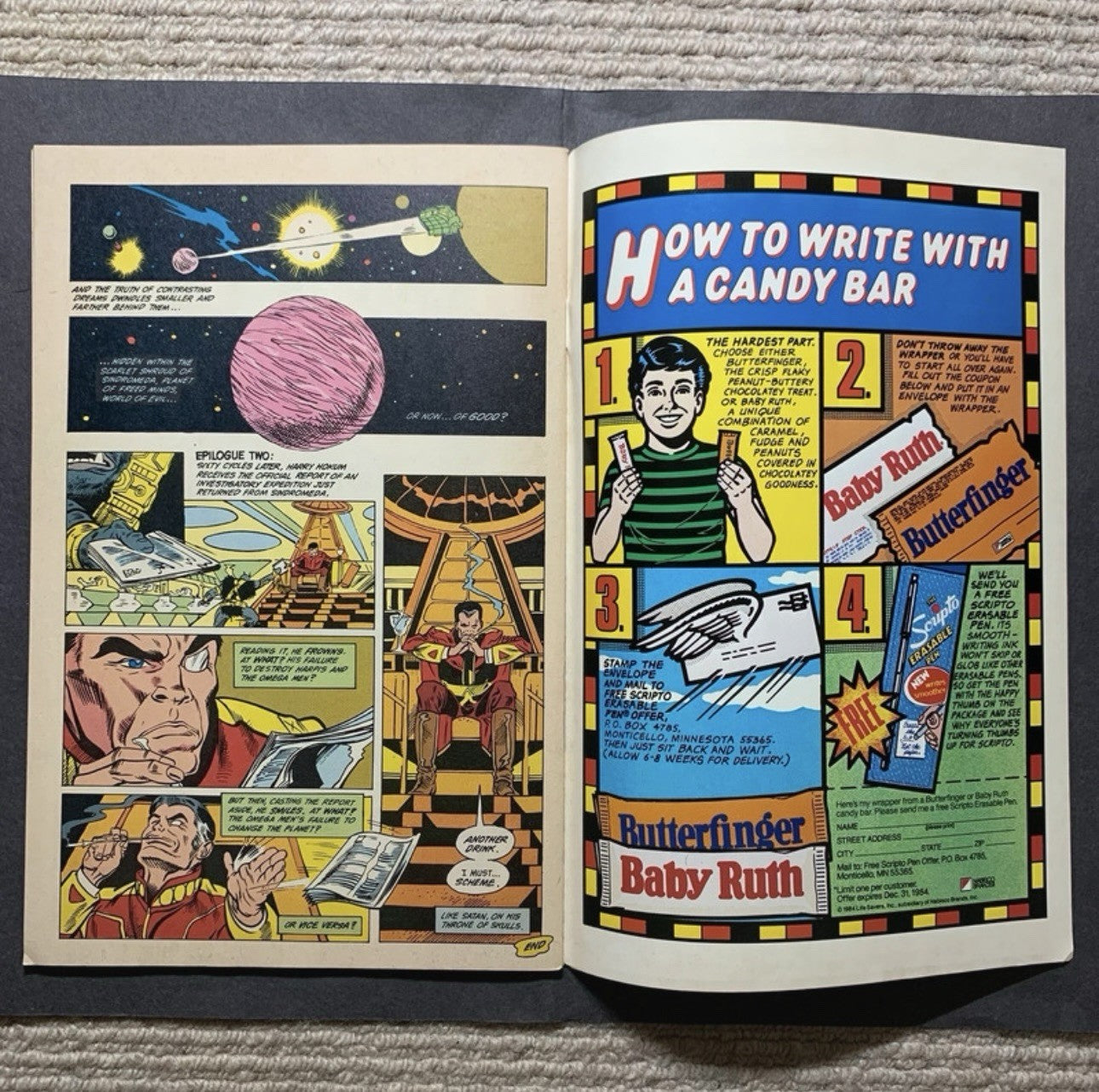 Omega men annual 1/ copper age de comics 1984