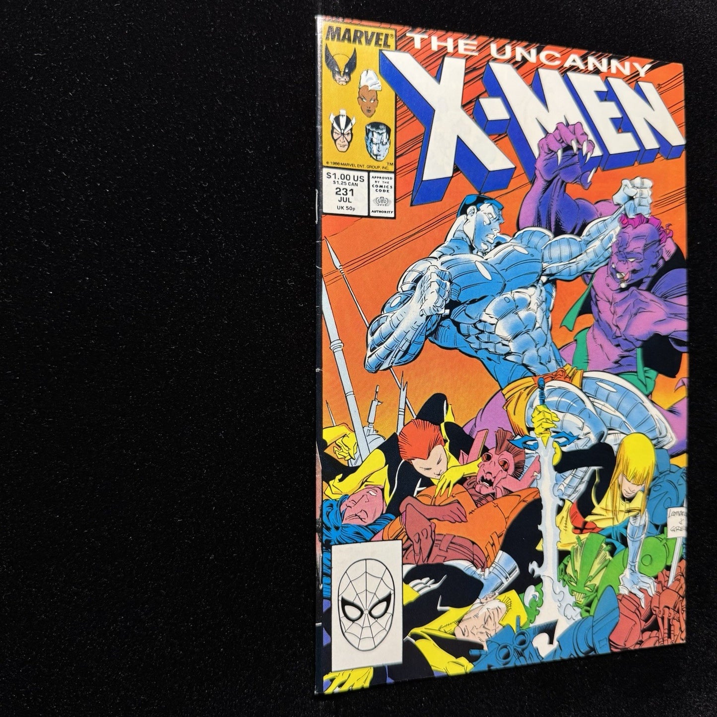 Uncanny X-Men 231 - Copper Age Marvel Comics 1988