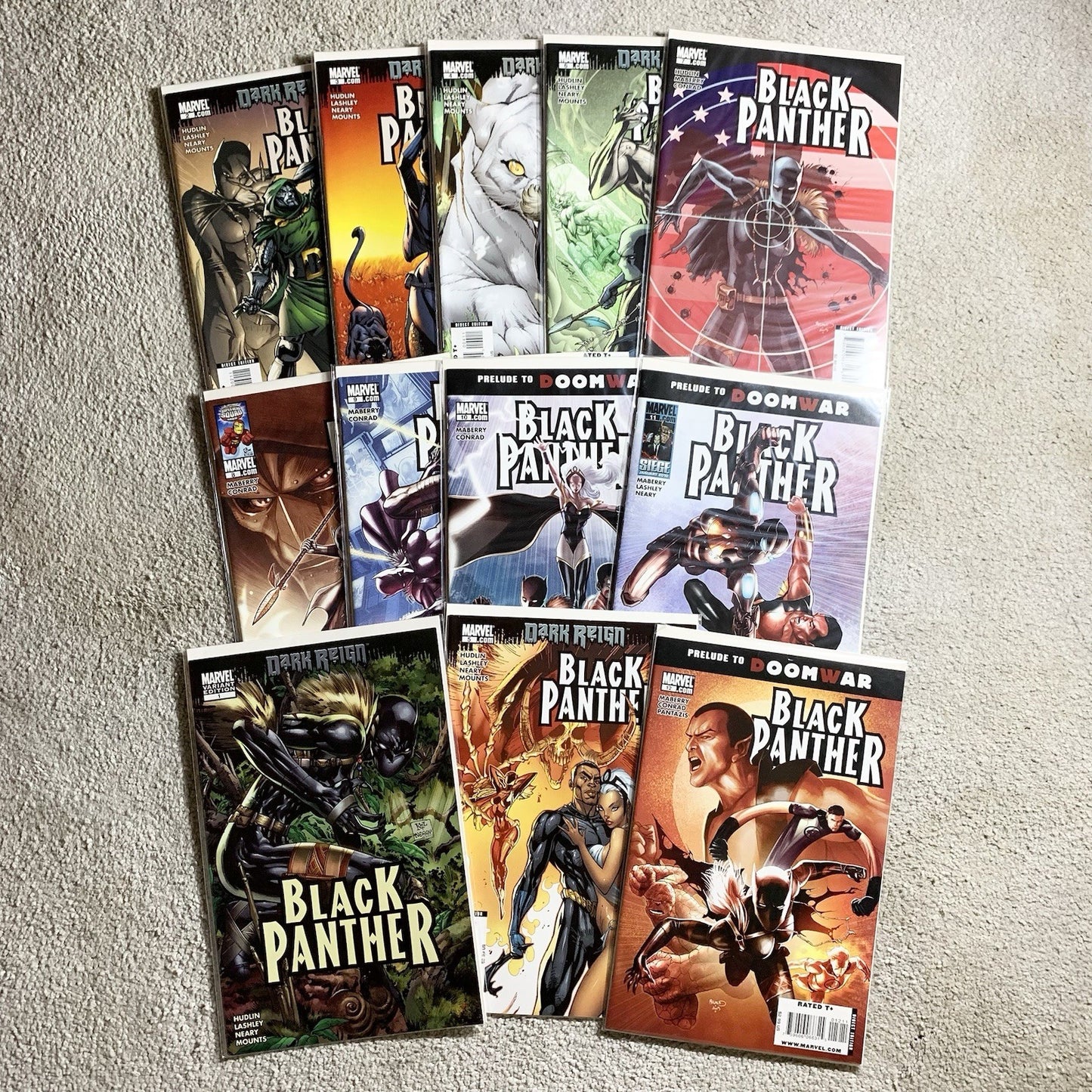 Black Panther 1-12/ Modern Age Marvel Comics 2009 Set