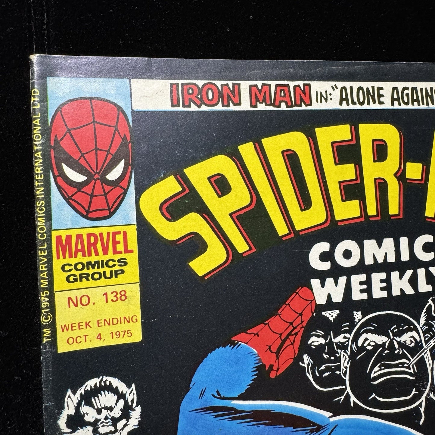 Spider-Man Comics Weekly 138 - Bronze Age Marvel Uk Comics 1975