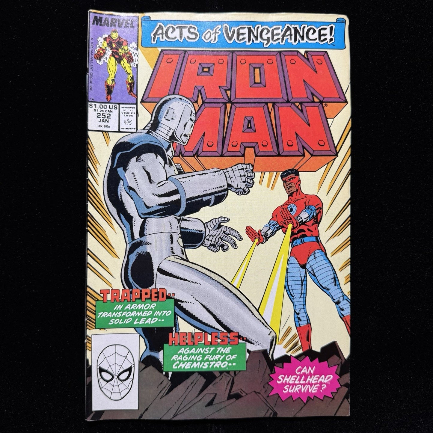 Iron Man 252 - Copper Age Marvel Comics 1990