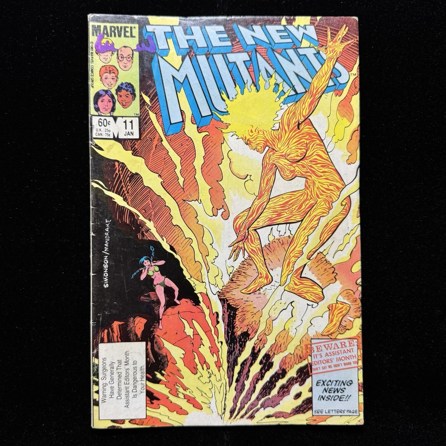 New Mutants 11 - Copper Age Marvel Comics 1984