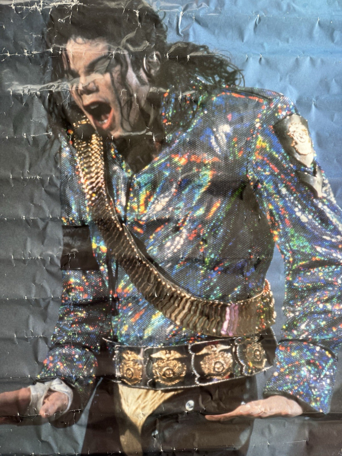 Michael Jackson Anabas Poster 1993 Dangerous Era Vintage Poster