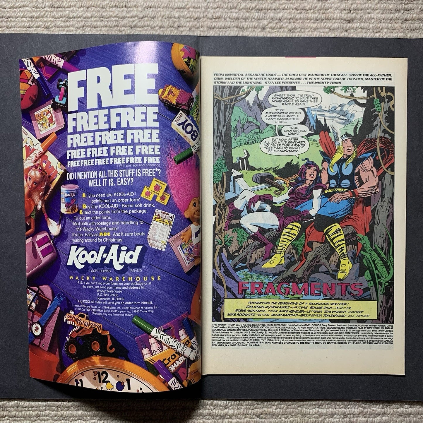 Thor 460/ Modern Age Marvel Comics 1993