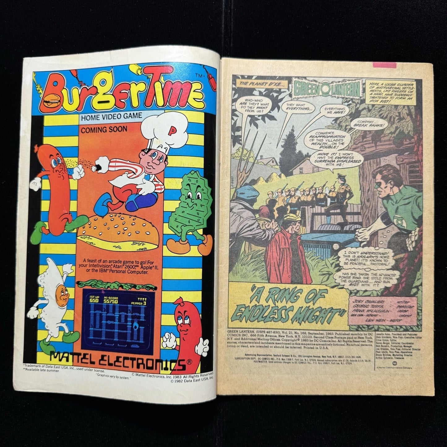 Green Lantern 168 - Bronze Age Dc Comics 1983