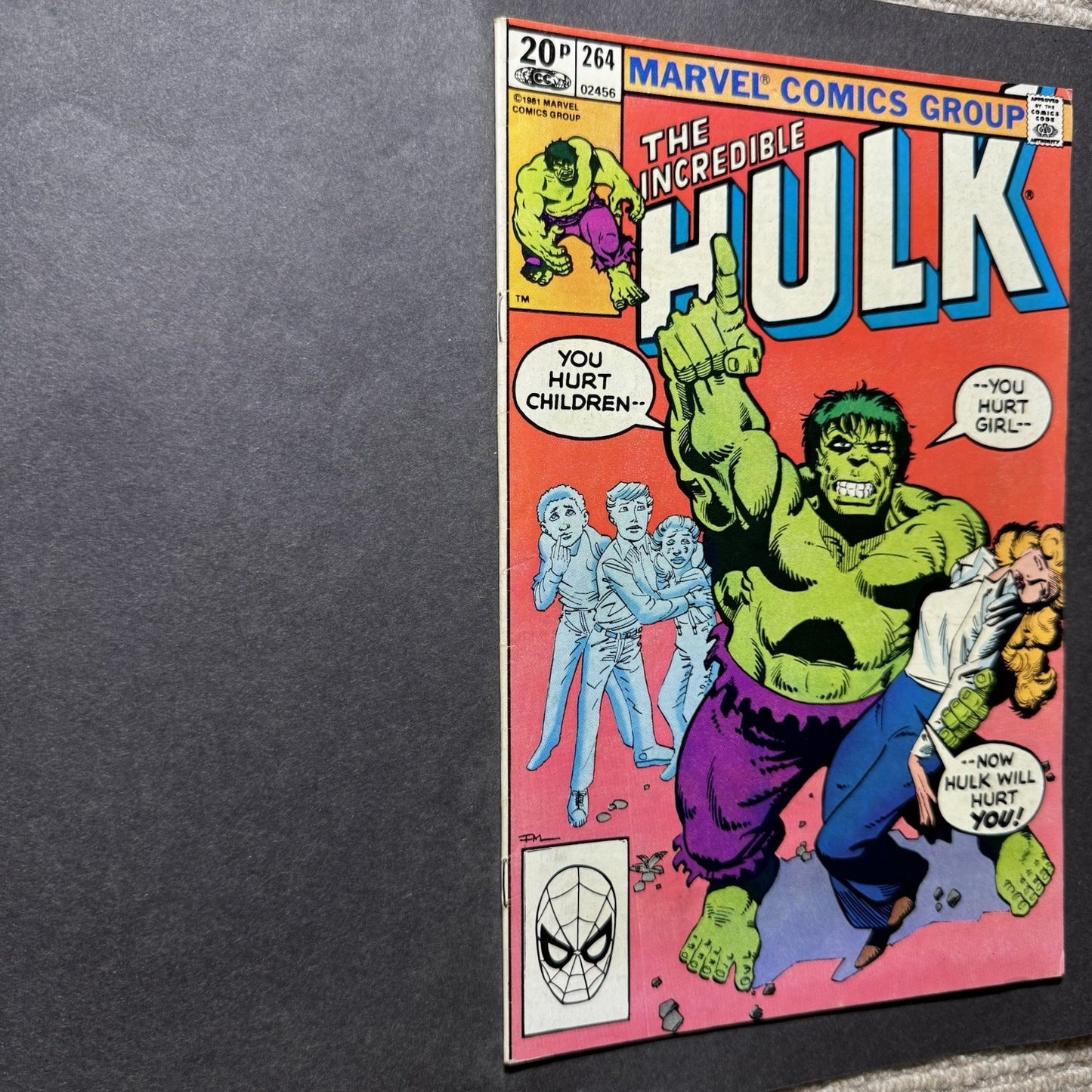 Incredible Hulk 264 - Bronze Age Marvel Comics 1981