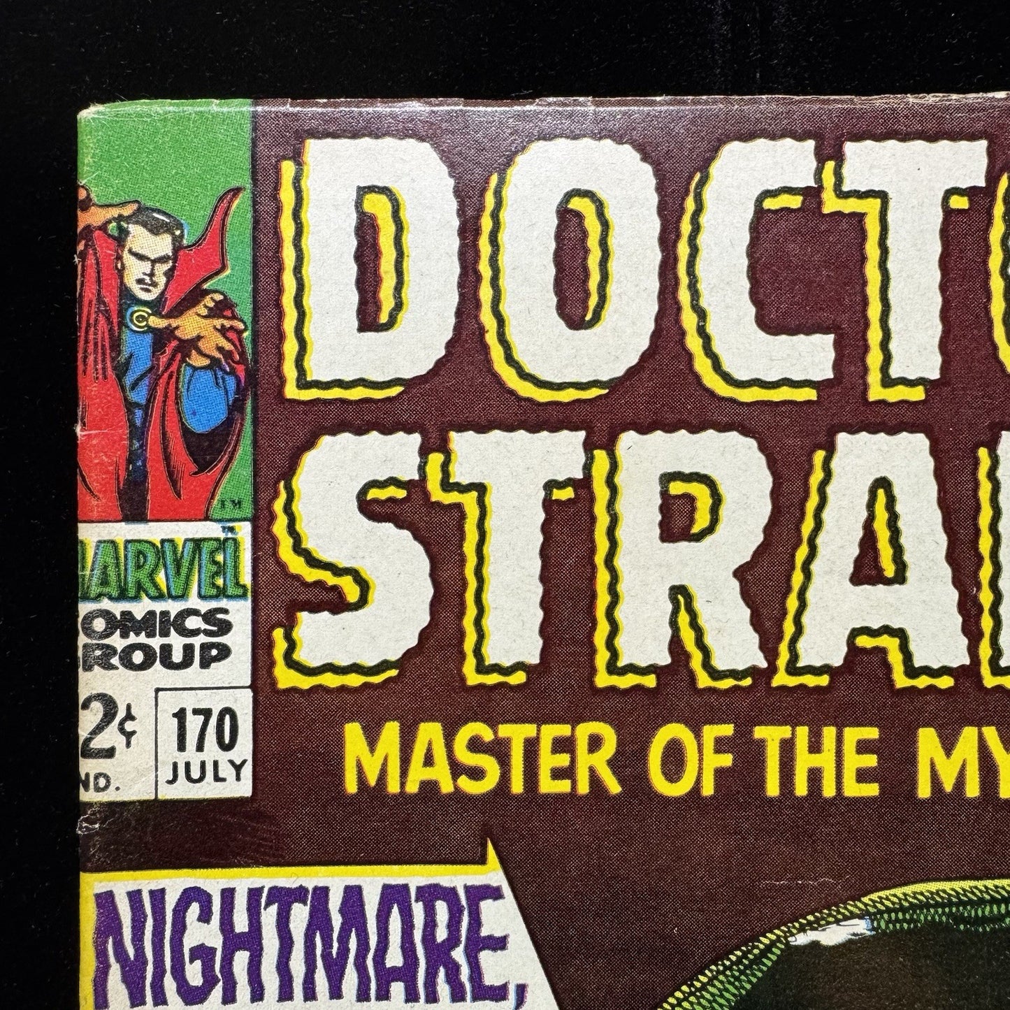 Doctor Strange 170 - 1st Cover App Of Nightmare - Silver Age Marvel Comics 1968
