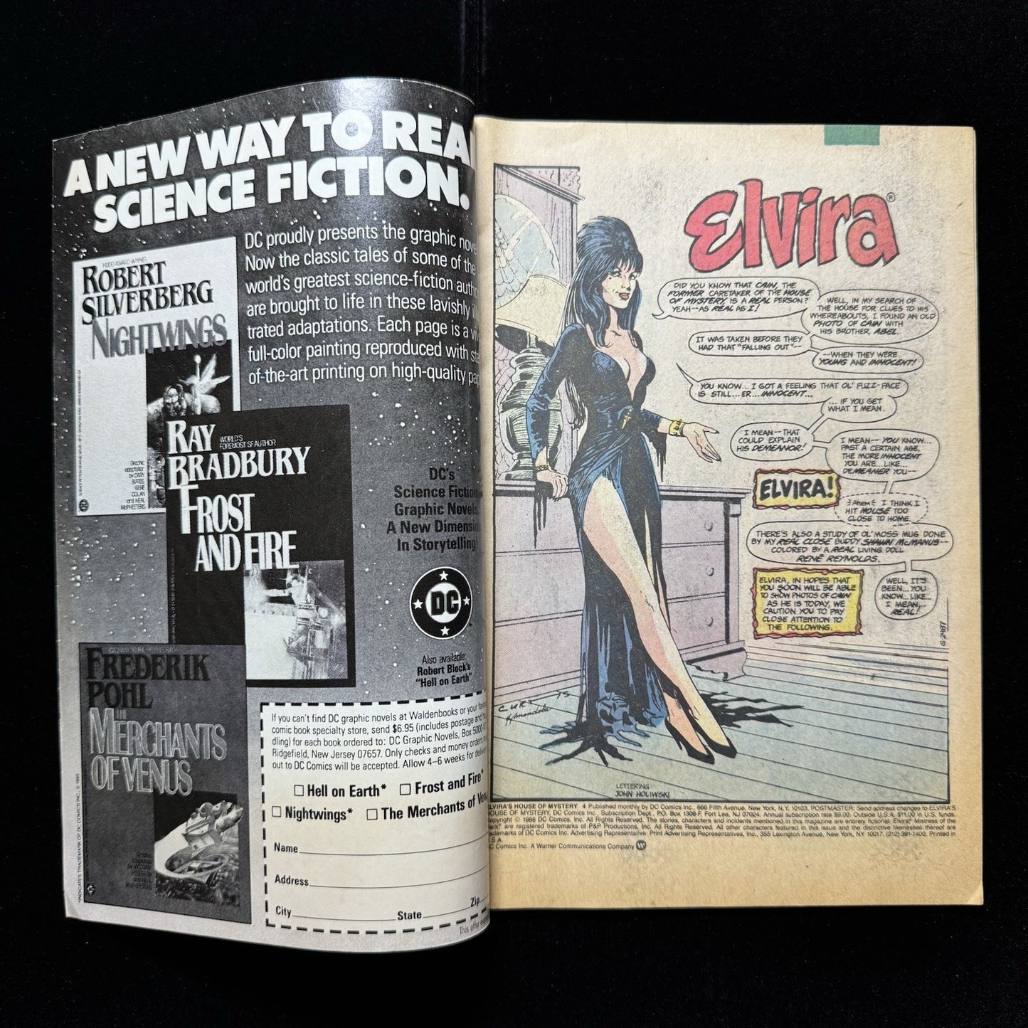 Elvira’s House Of Mystery 4 - Copper Age Dc Comics 1986