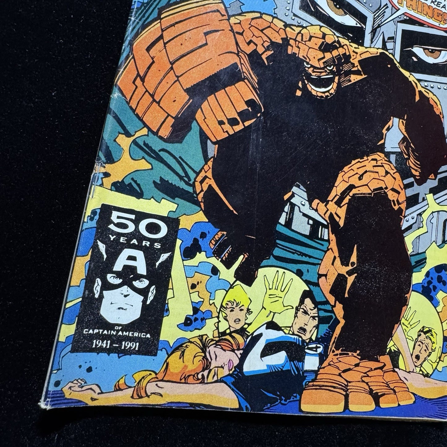 Fantastic Four 350 - Doctor Doom Cover - Copper Age Marvel Comics 1991