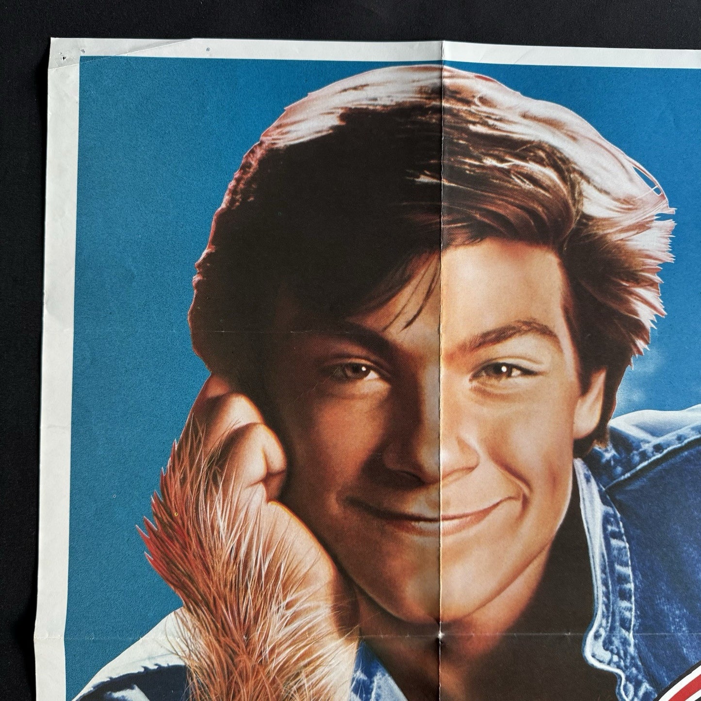 Teen Wolf Too 1987 Original UK Quad Cinema Poster Jason Bateman - Folded