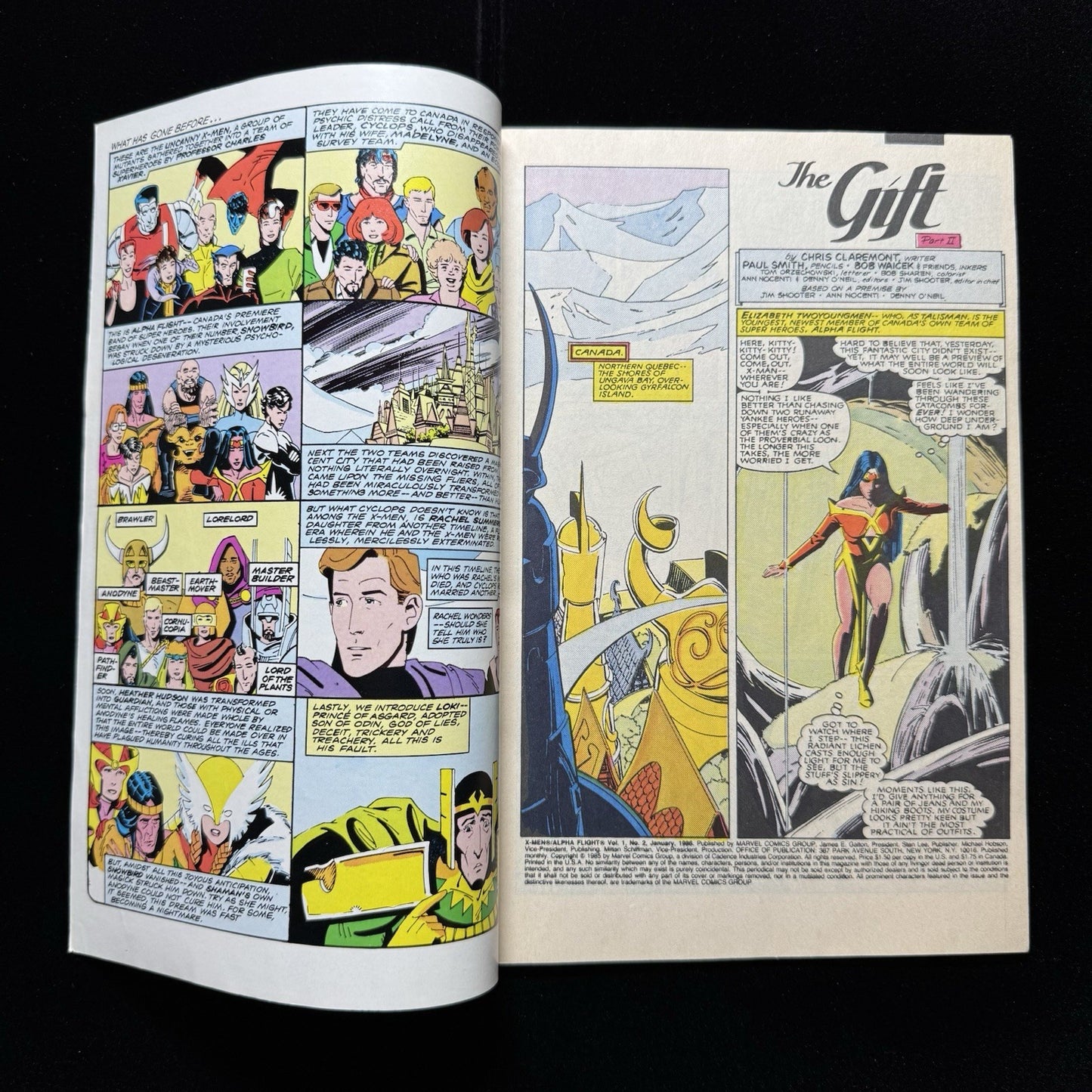 X-Men And Alpha Flight 2 - Copper Age Marvel Comics 1986