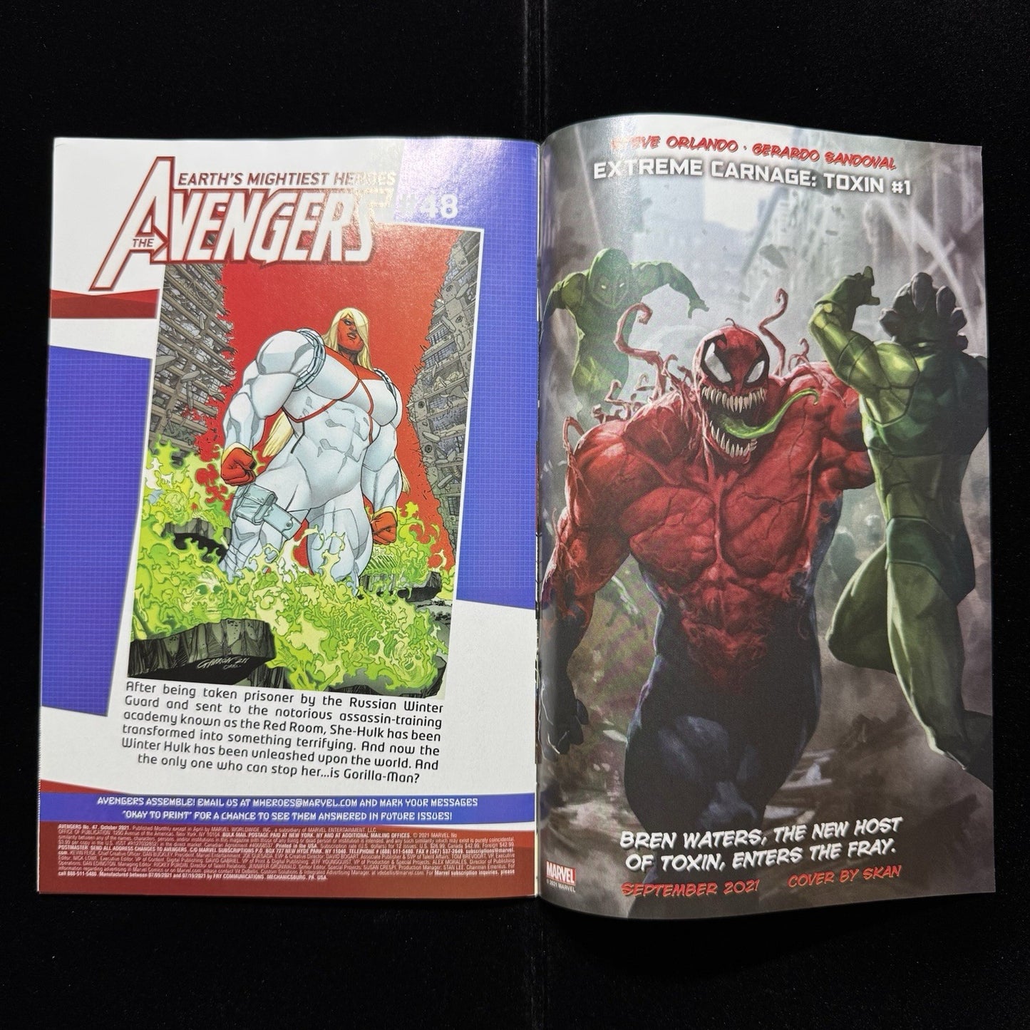 Avengers 47 - 1:50 Variant Cover - Modern Age Marvel Comics 2021