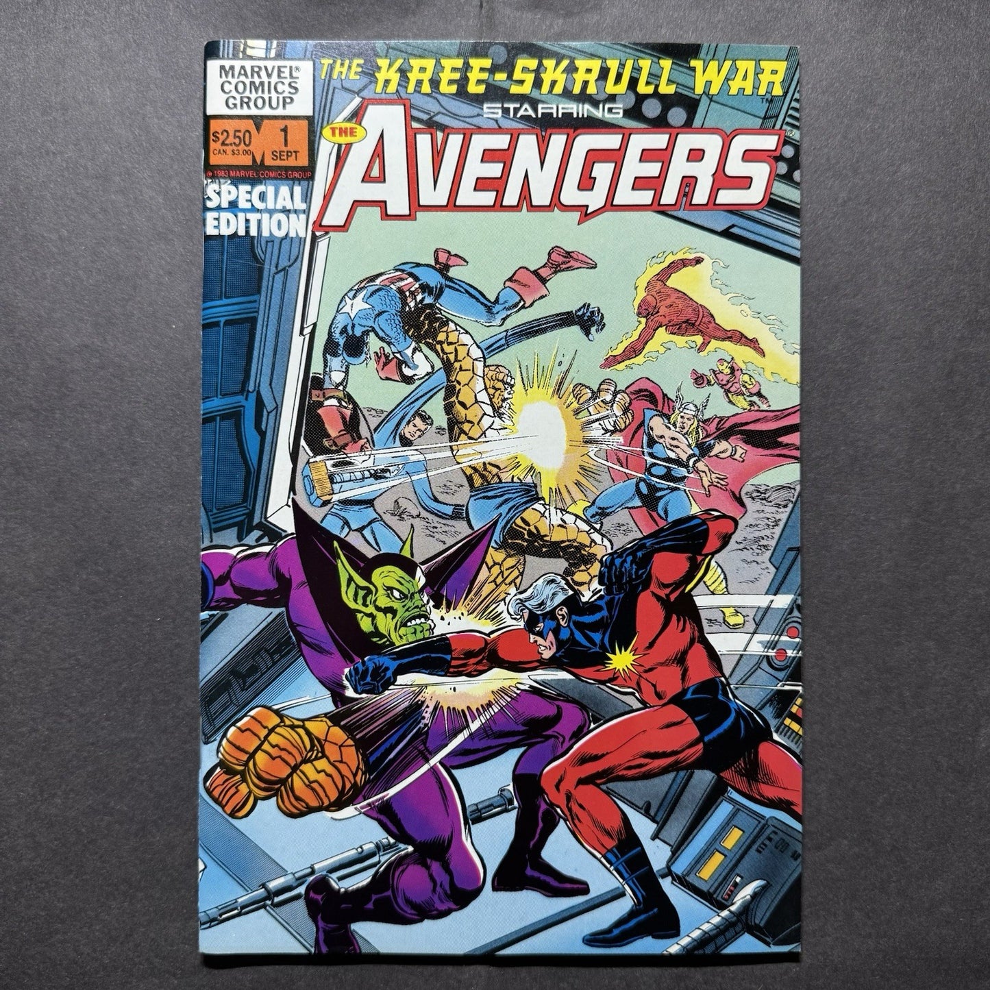 Kree Skull War 1 -  Bronze Age Marvel Comics 1983