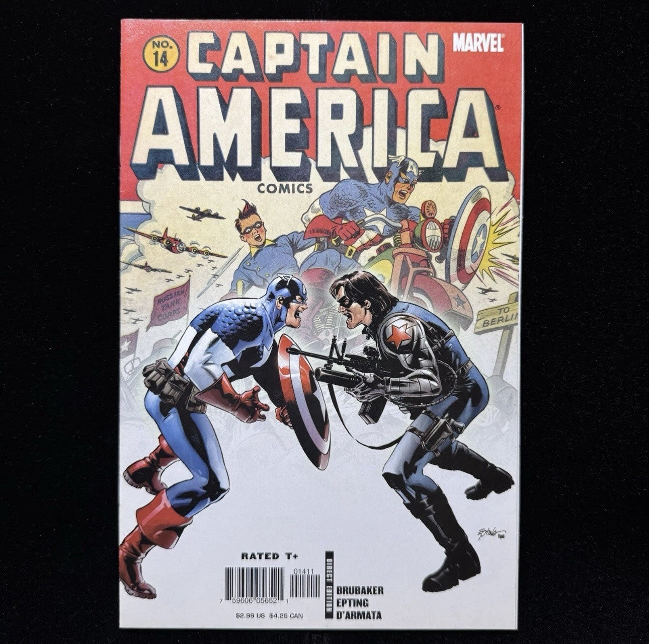 Captain America 14 - Falcon And Winter Soldier First Meeting - Modern Age 2006